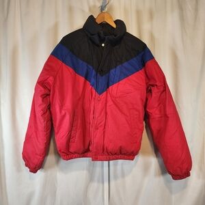 Vintage POLO Ralph lauren Jacket Mens M Cookie Down EUC Rare 90’